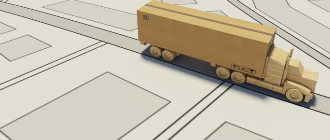 An Illustration of a Transport vehicle for SIM based tracking